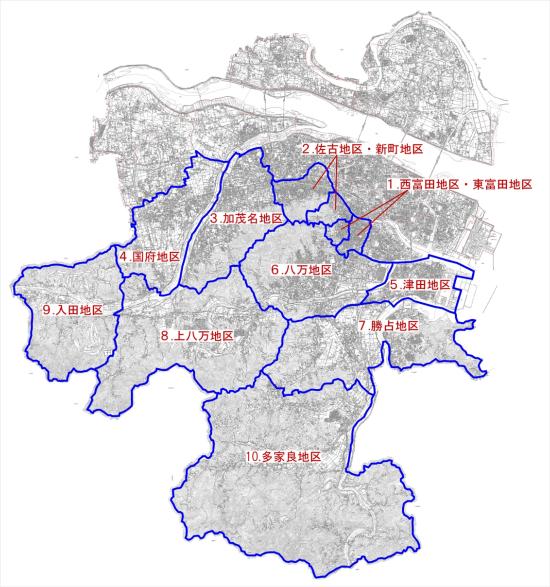 徳島市全体図