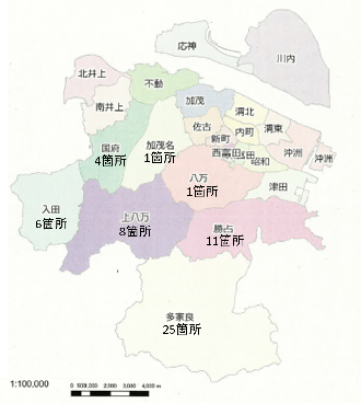 徳島市位置図