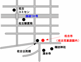 佐古市の地図画像（外部サイト）