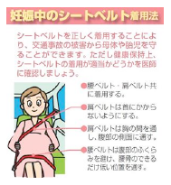 妊娠中のシートベルト