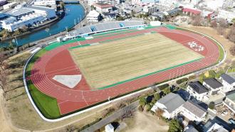 徳島市陸上競技場の写真