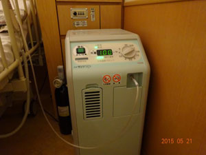 酸素濃縮器の写真