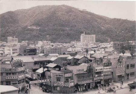 昔のJR徳島駅前風景写真