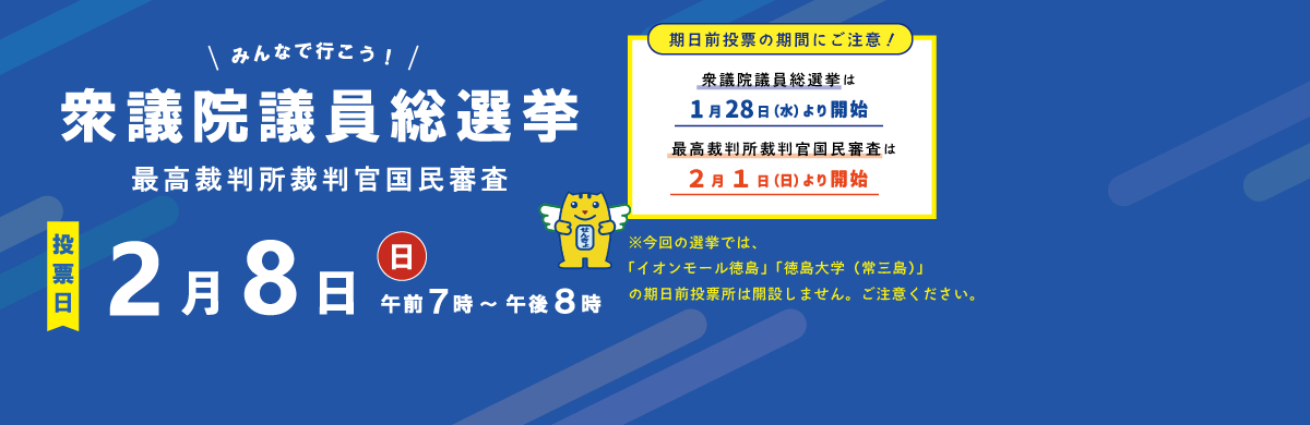 衆議院議員総選挙及び最高裁判所裁判官国民審査衆議院議員総選挙及び最高裁判所裁判官国民審査のページにリンク