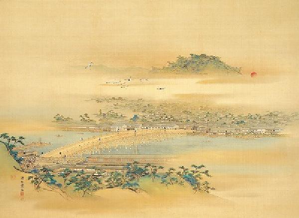 新町橋を描いた江戸時代の絵の画像