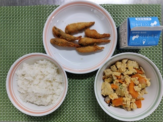 高野豆腐の卵とじ