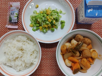 肉団子の酢豚風