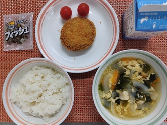 枝豆の豆腐ミンチカツ