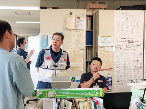 本部活動の徳島市民病院チーム